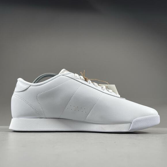 Reebok Princess Women’s Size 10 White Leather Casual Sneakers Walking Shoes NEW - Picture 5 of 9